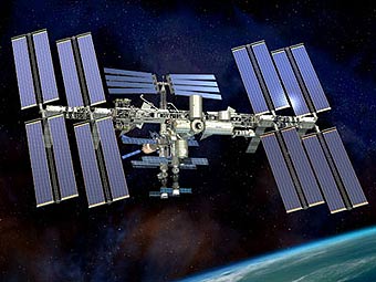 Международная космическая станция. Иллюстрация NASA.